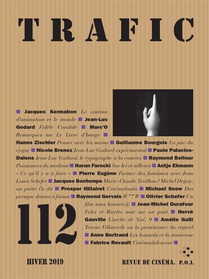cover image of Trafic N° 112 (Hiver 2019)